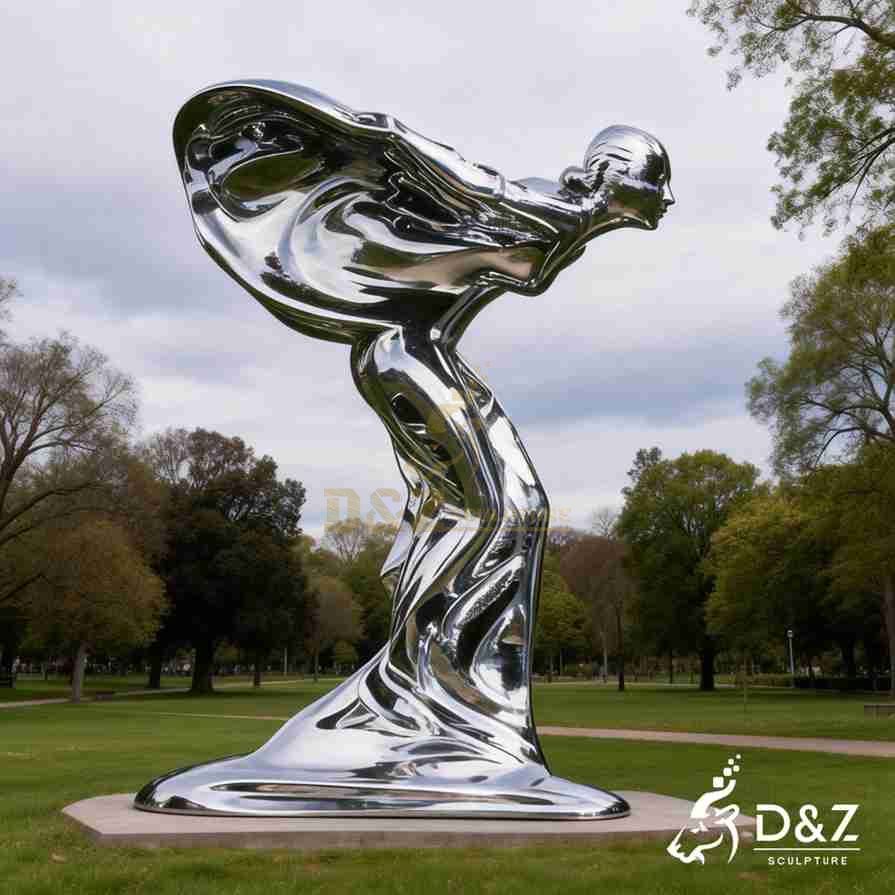 Metal Spirit of Ecstasy Statue 5
