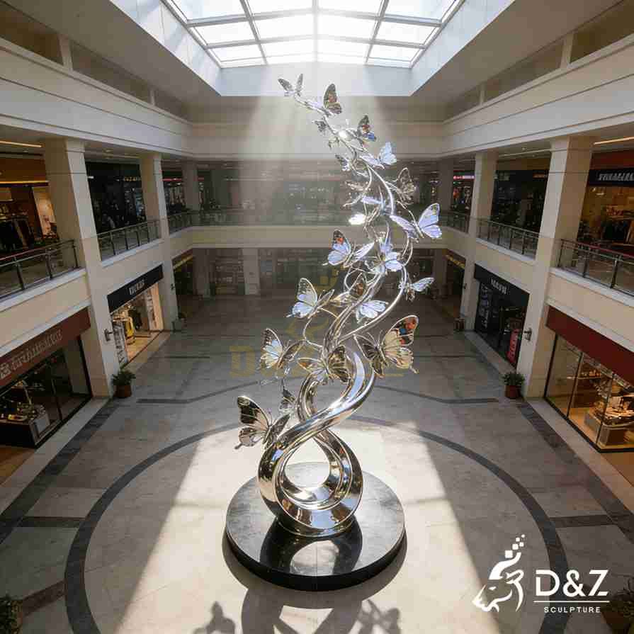Butterfly Art Sculpture 3