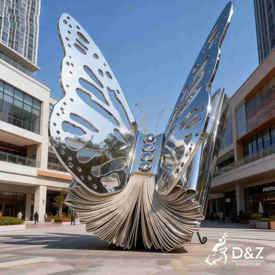 15-3 Large Metal Butterfly Sculptures for Modern Spaces