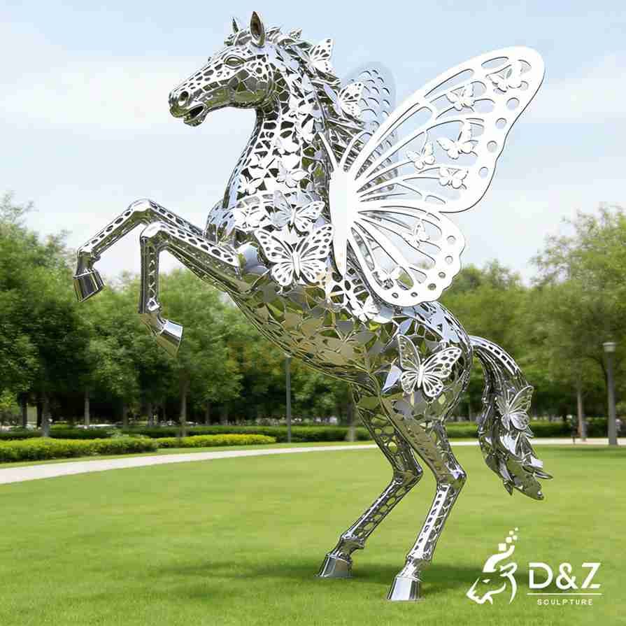 15-6 Large Metal Butterfly Sculptures for Modern Spaces