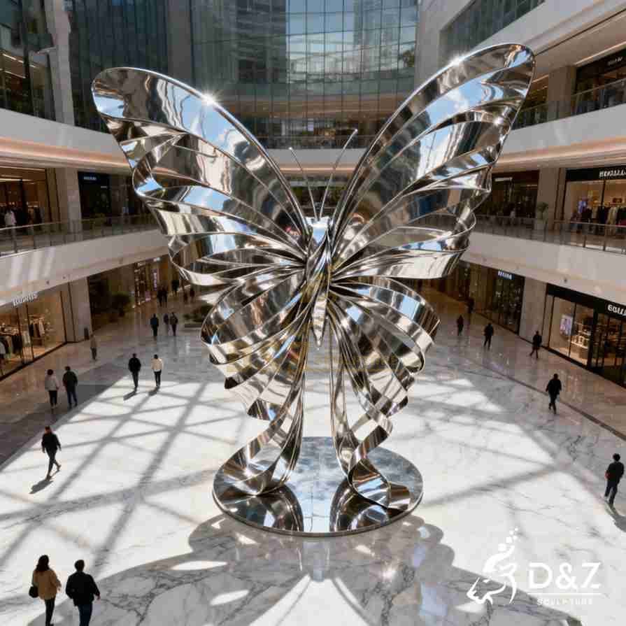 15-7 Large Metal Butterfly Sculptures for Modern Spaces