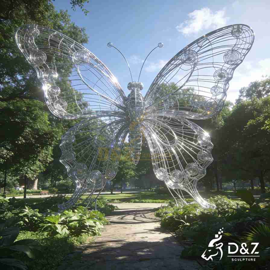 15-8 Large Metal Butterfly Sculptures for Modern Spaces
