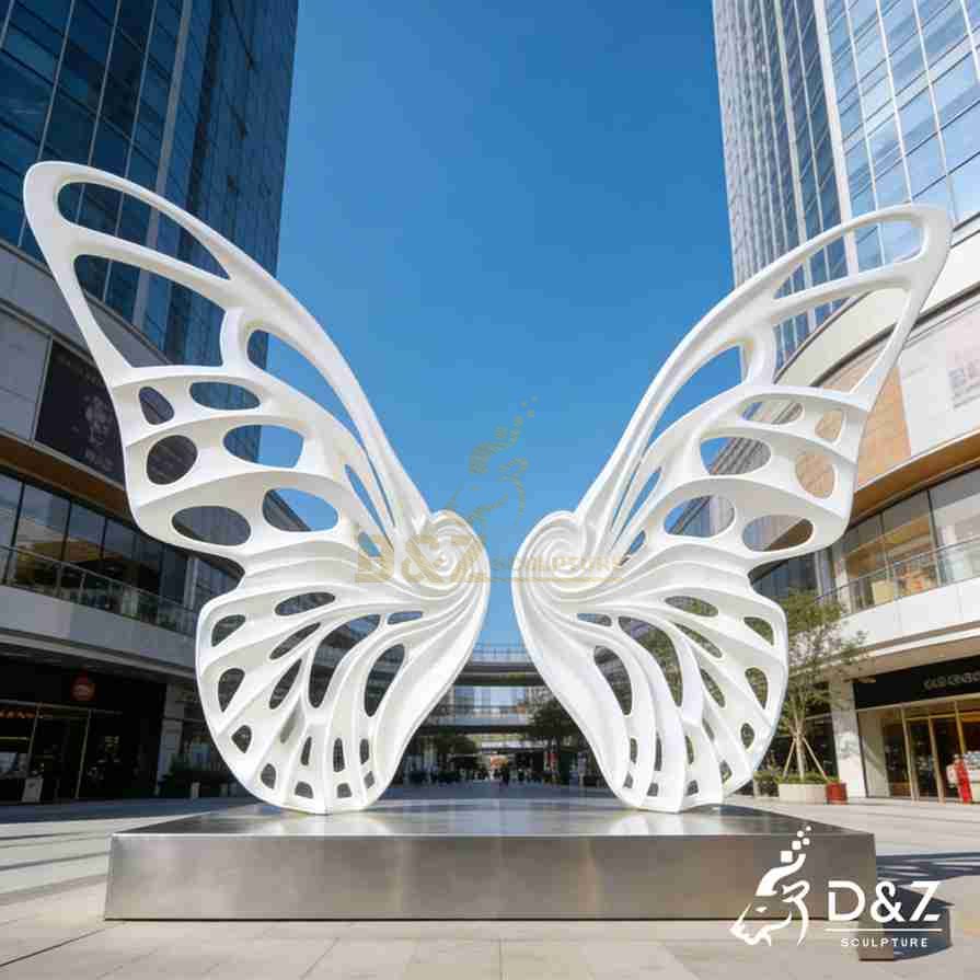 15-13 Large Metal Butterfly Sculptures for Modern Spaces