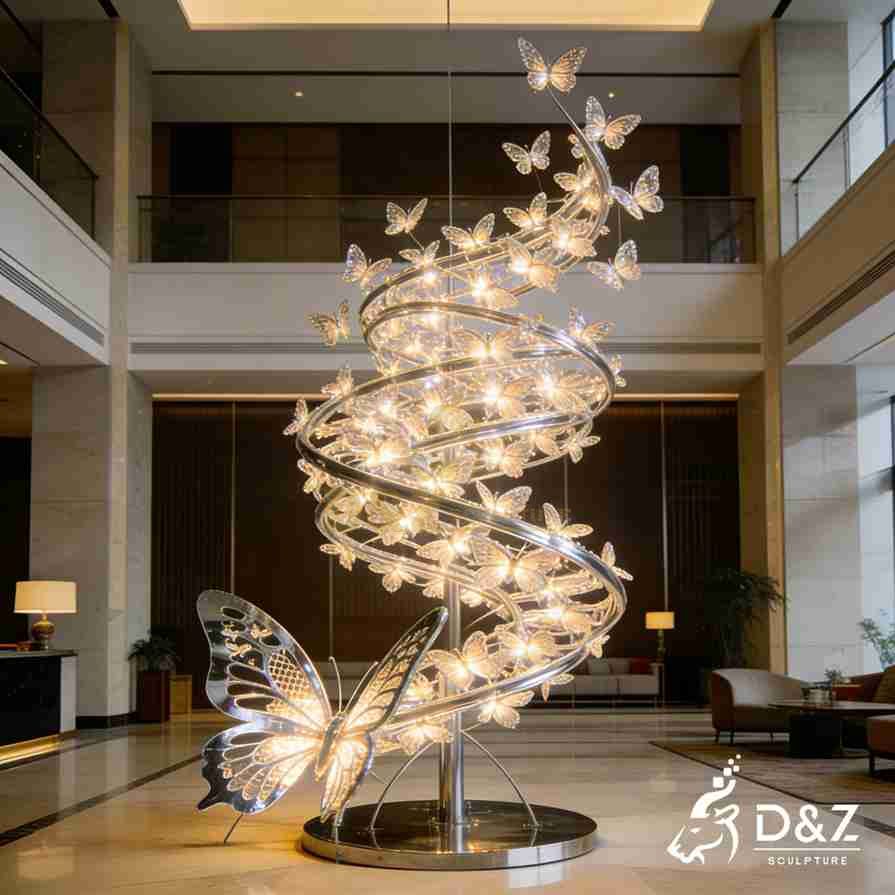 Butterfly Light Sculpture 4