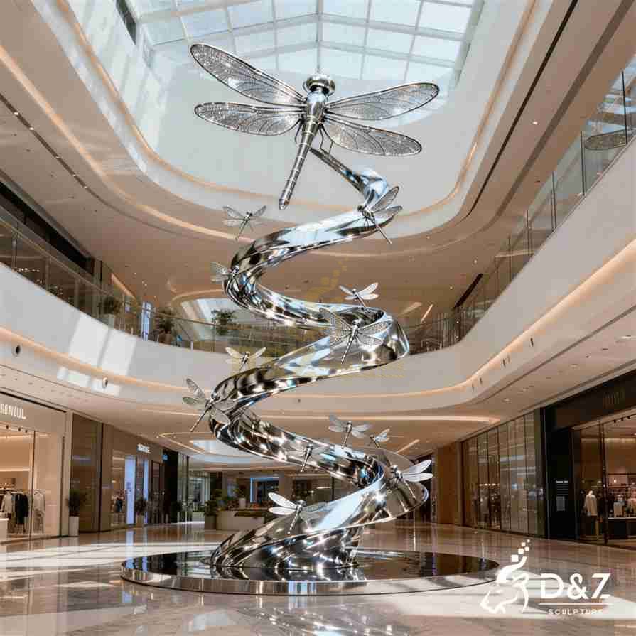12-1 Large Metal Dragonfly Sculptures: Art Meets Nature