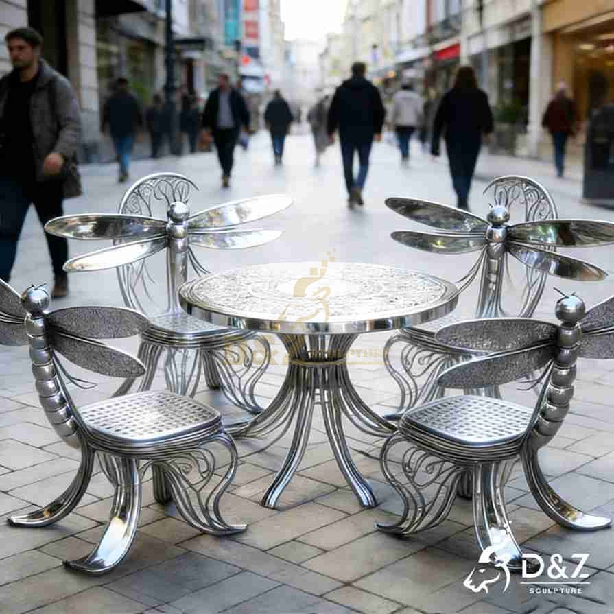 12-5 Large Metal Dragonfly Sculptures: Art Meets Nature