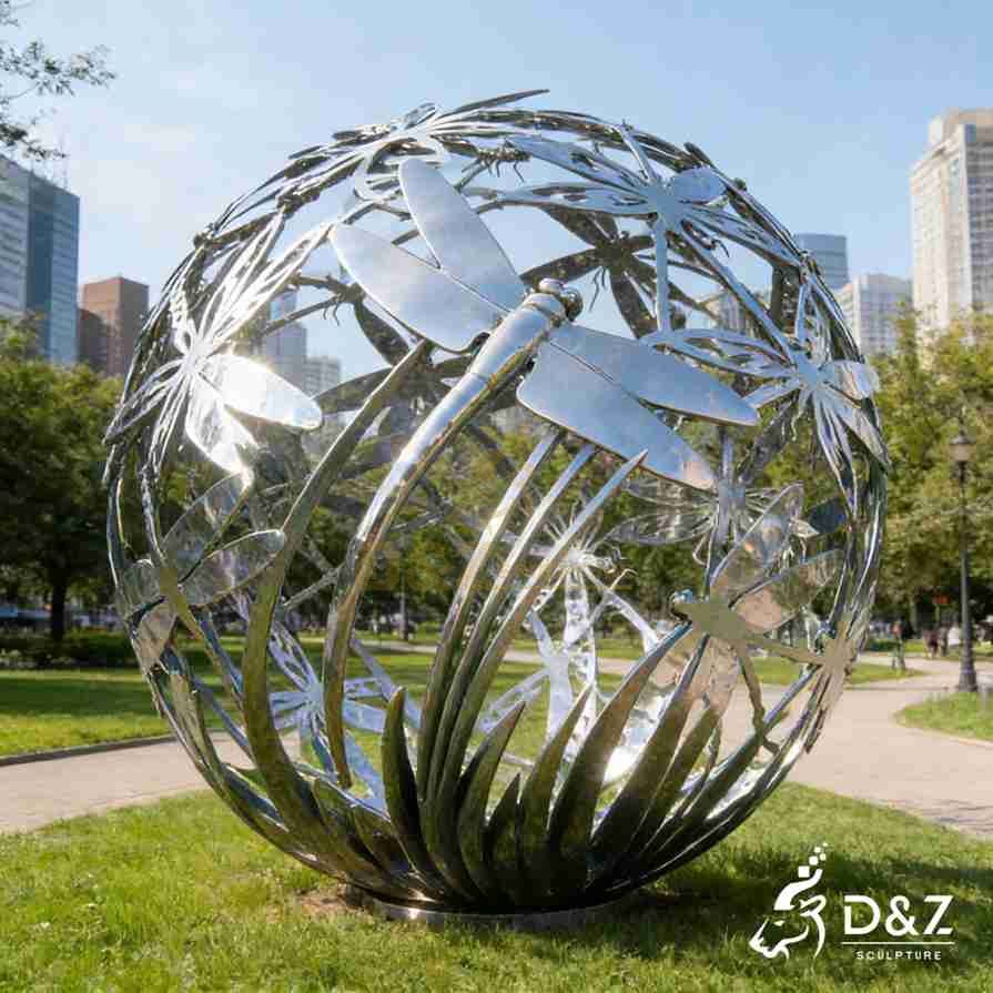 12-6 Large Metal Dragonfly Sculptures: Art Meets Nature 12-6 Large Metal Dragonfly Sculptures: Art Meets Nature