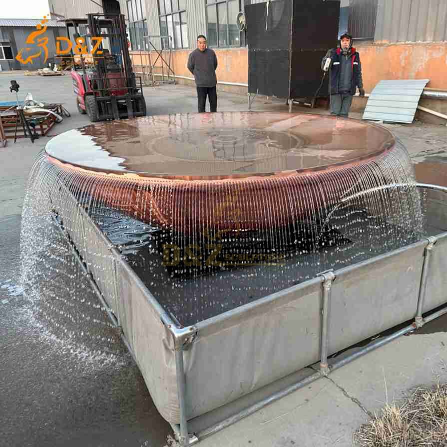 Copper Bowl Fountain 1
