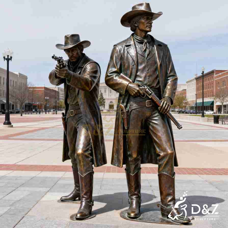 Bronze Cowboy Statue 5 Bronze Cowboy Statue 5