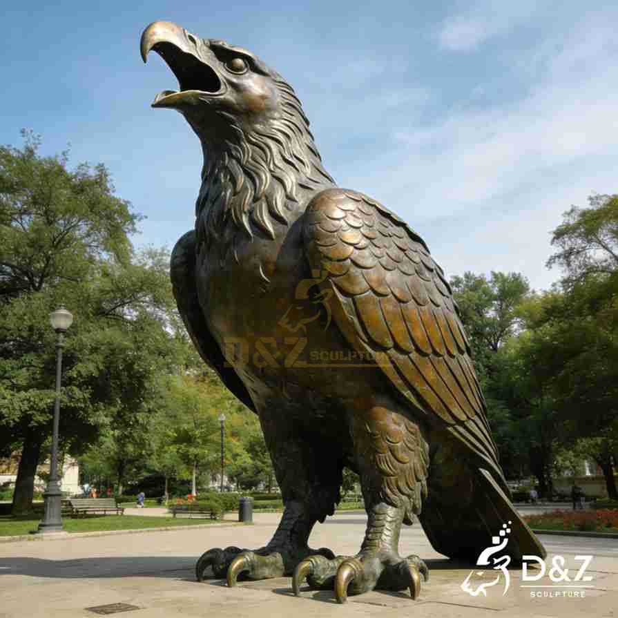 15-7 Large Metal Eagle Sculptures/Statues: Exploring Power and Freedom