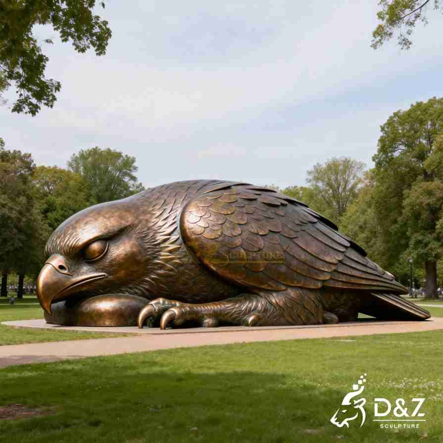 15-8 Large Metal Eagle Sculptures/Statues: Exploring Power and Freedom