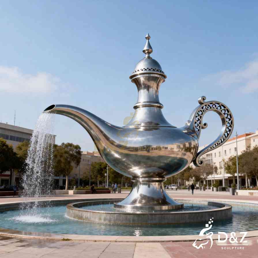 Metal Teapot Fountain 6 Metal Teapot Fountain 6