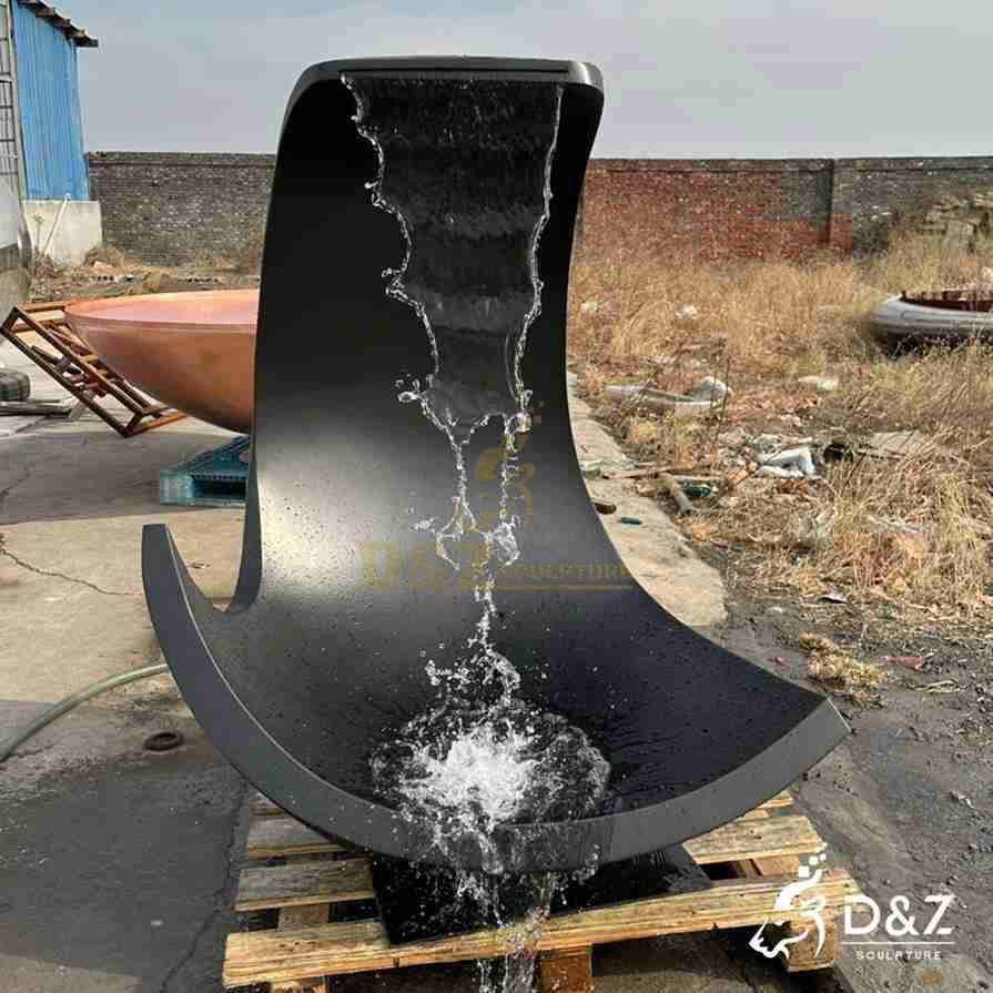 Metal Black Modern Fountain 2
