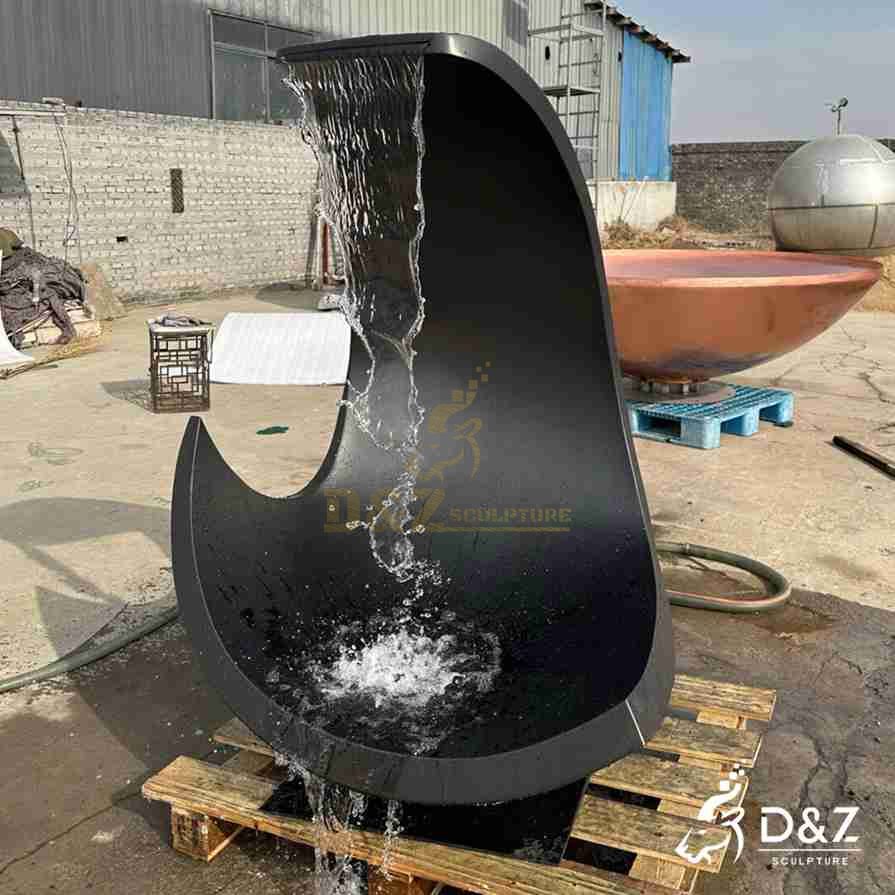 Metal Black Modern Fountain 3