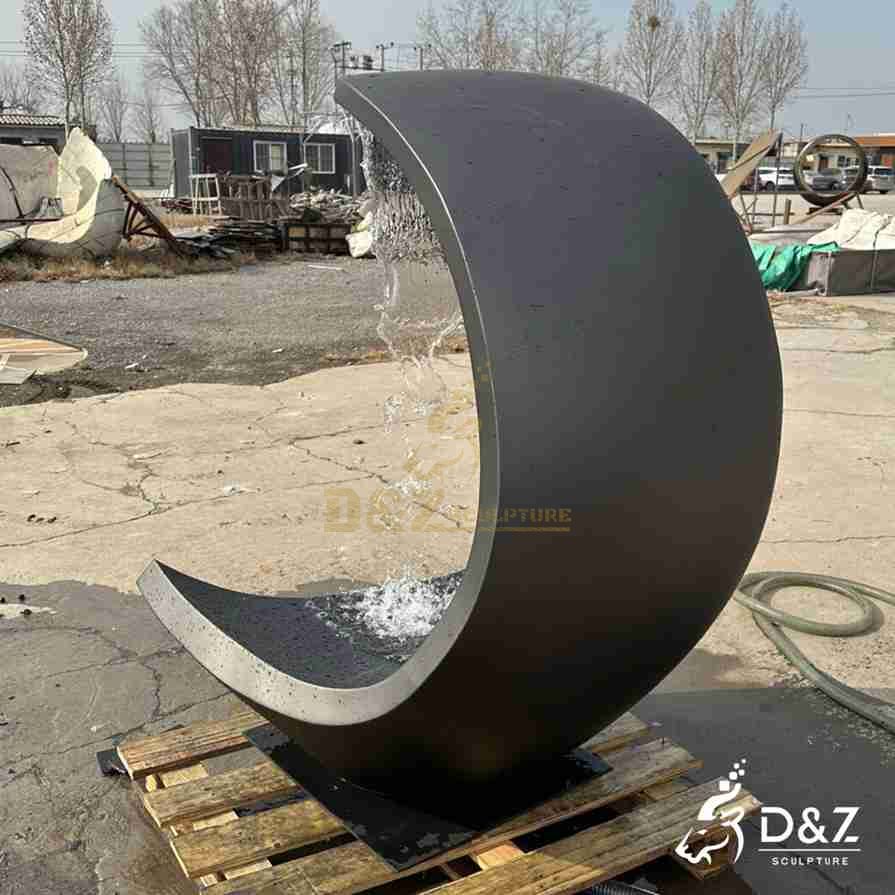 Metal Black Modern Fountain 5