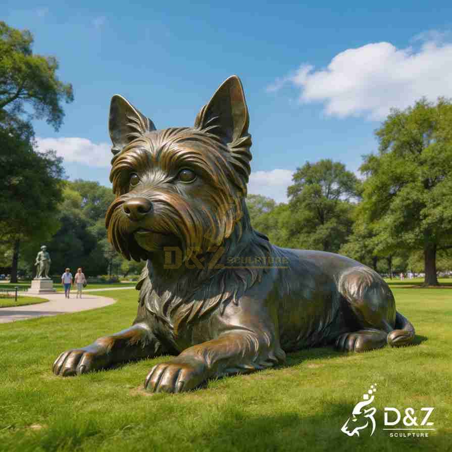 yorkshire terrier statues 1