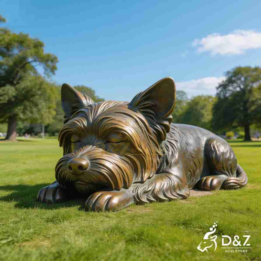 yorkshire terrier statues 4