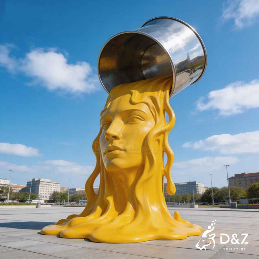 Metal Face Art Sculpture 5