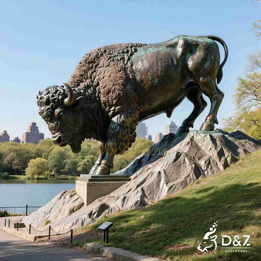 Bronze Bison Statue 1 Bronze Bison Statue 1