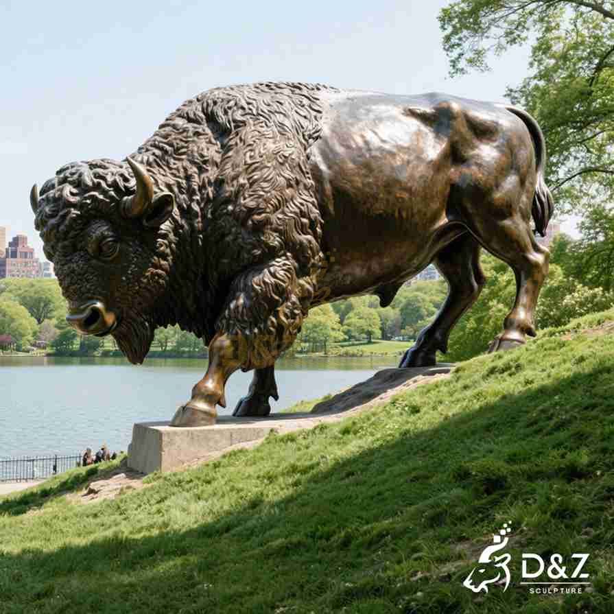 Bronze Bison Statue 2 Bronze Bison Statue 2