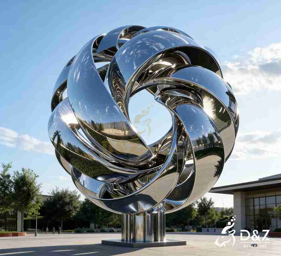 Metal Abstract Modern Sculpture 1