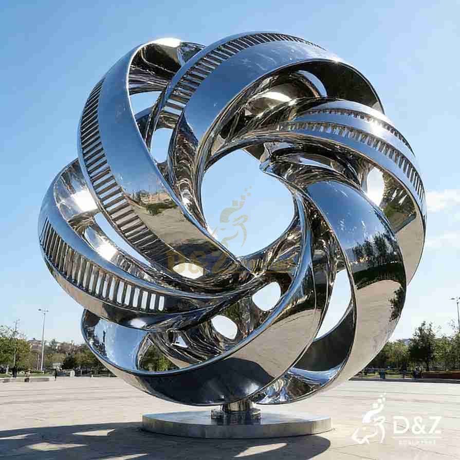 Metal Abstract Modern Sculpture 2