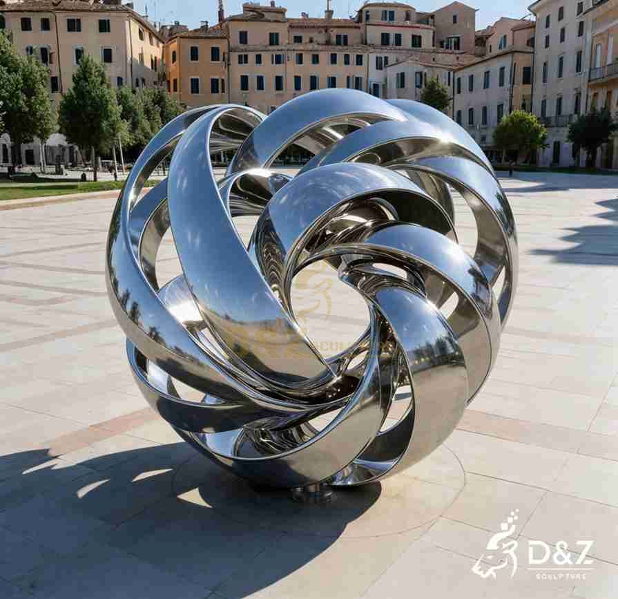 Metal Abstract Modern Sculpture 4