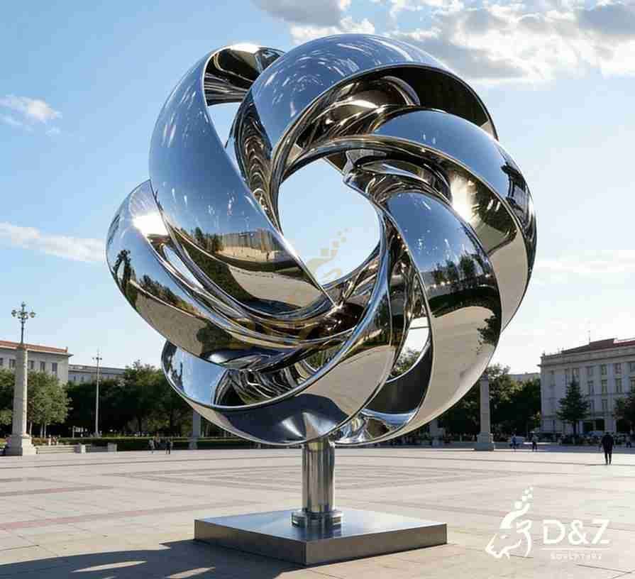 Metal Abstract Modern Sculpture 5