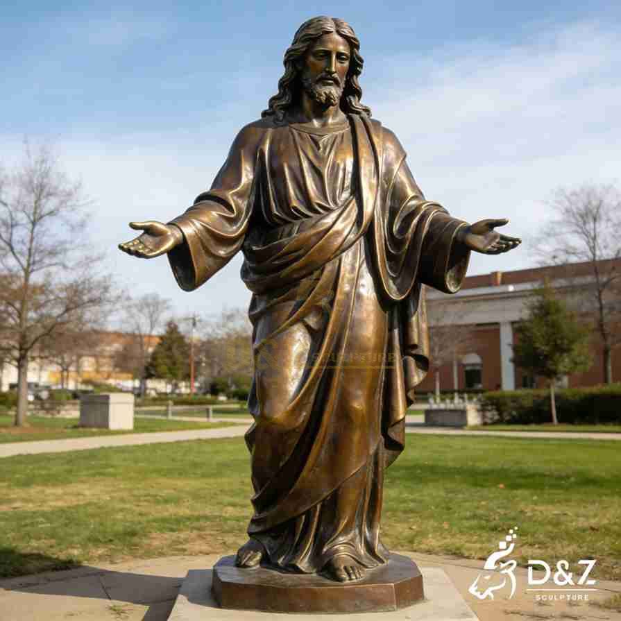 Vintage Sacred Heart of Jesus Statue 5 Vintage Sacred Heart of Jesus Statue 5