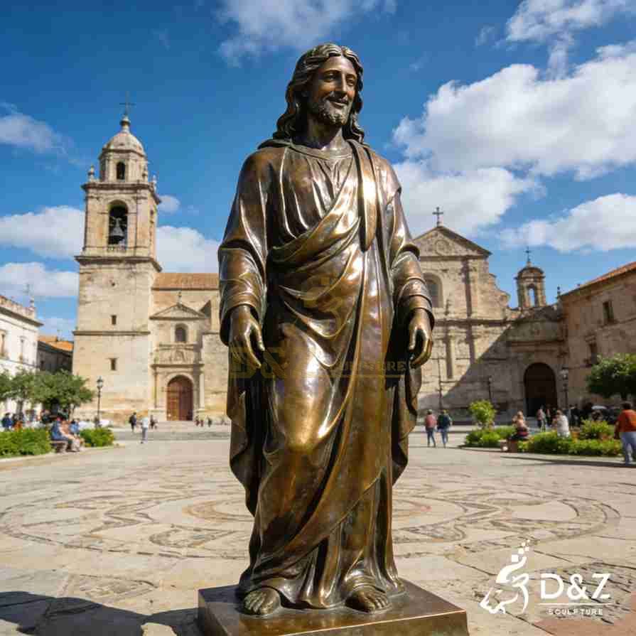 Vintage Sacred Heart of Jesus Statue 6 Vintage Sacred Heart of Jesus Statue 6