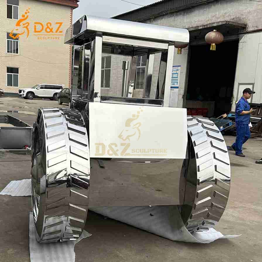 Metal Tractor Sculpture 5