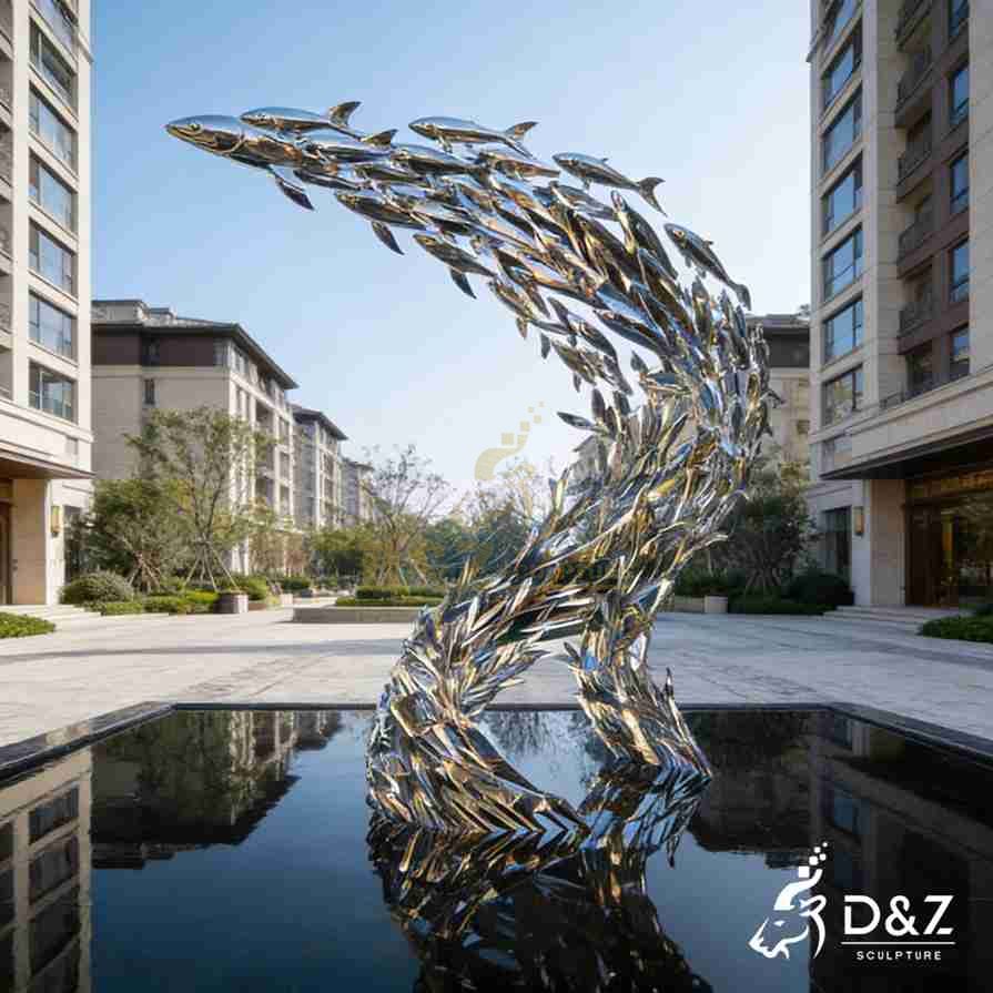 15-5 Large Metal Modern Animal Sculptures: Public Art Guide