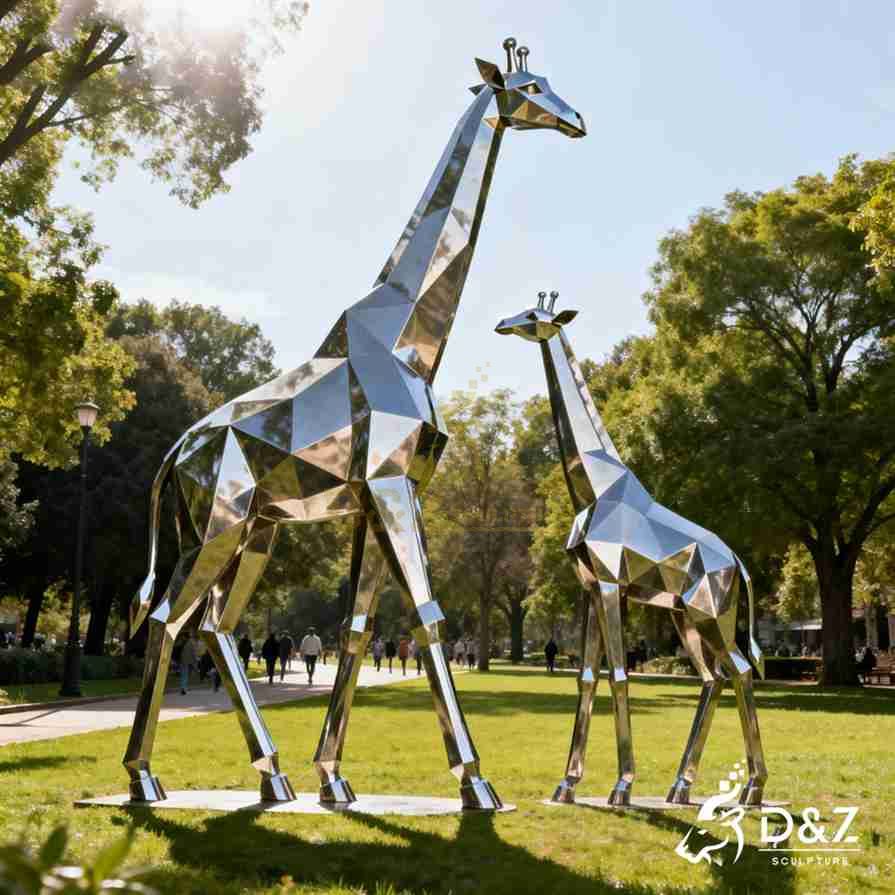 15-7 Large Metal Modern Animal Sculptures: Public Art Guide