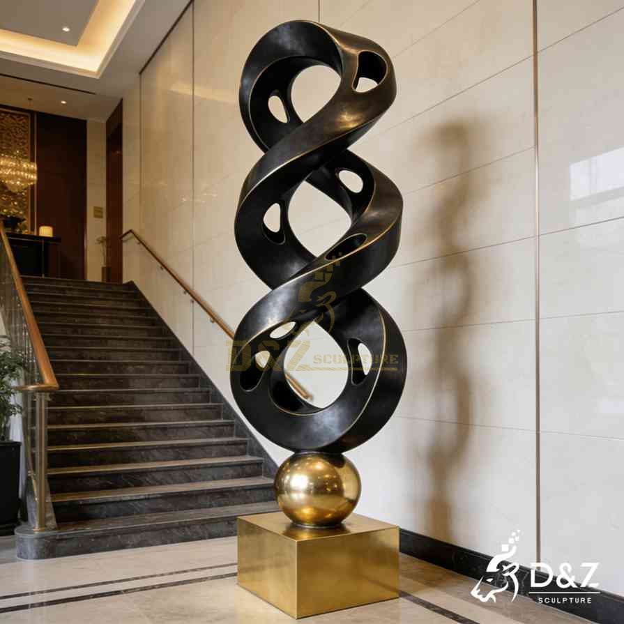 Bronze Infinite Sculpture 6