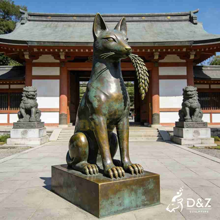 Japanese Fox Statue 4