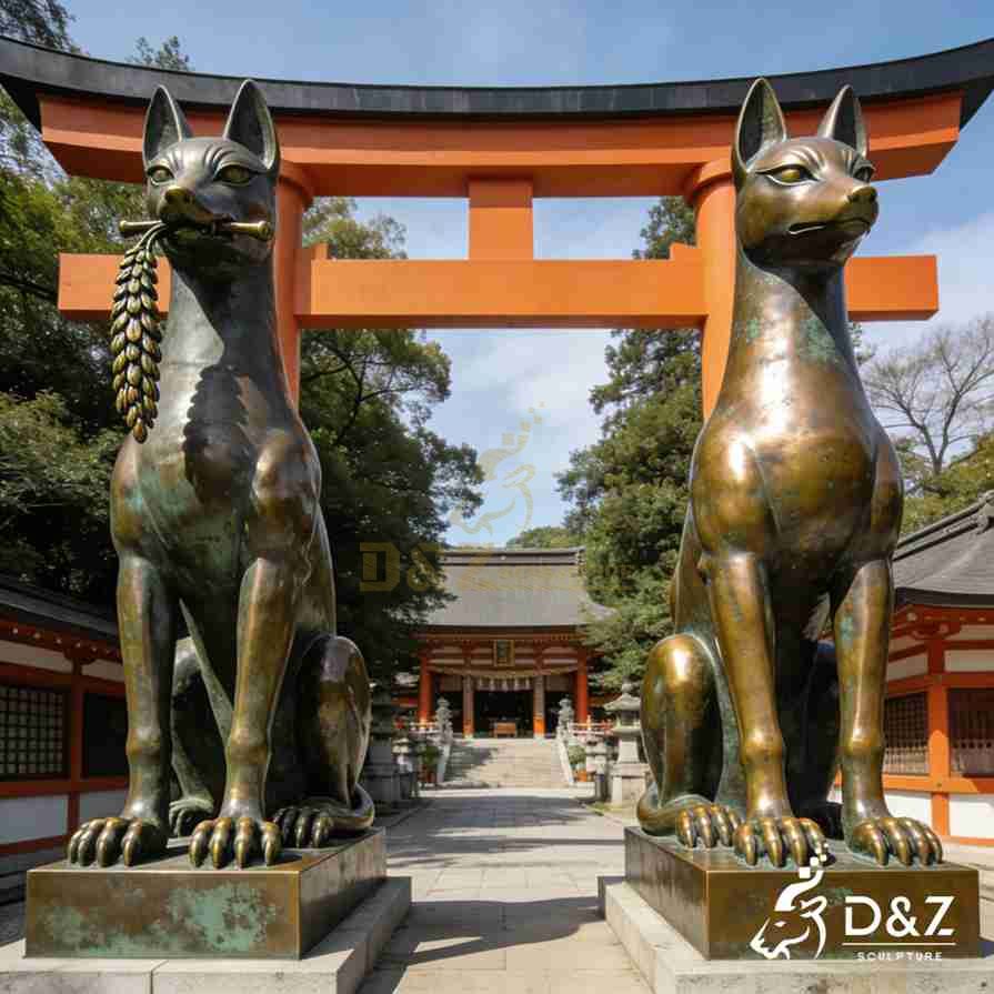 Japanese Fox Statue 5