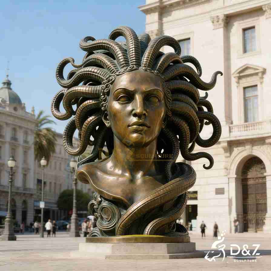 15-7 Large Bronze Modern Statues in Contemporary Landscape Art