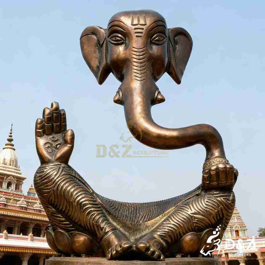 Bronze Modern Ganesh Statue 2