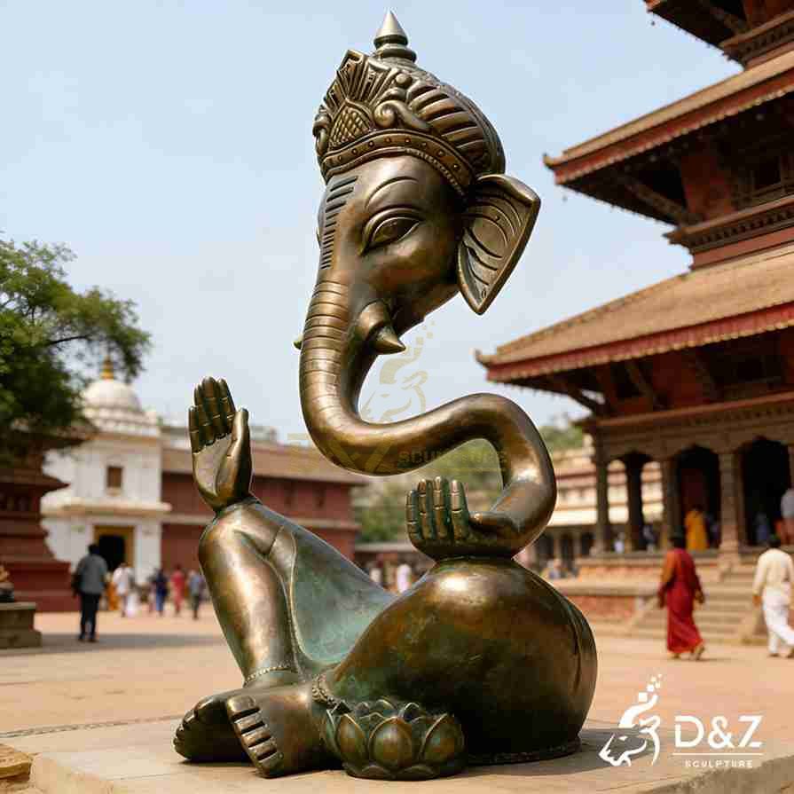 Bronze Modern Ganesh Statue 6