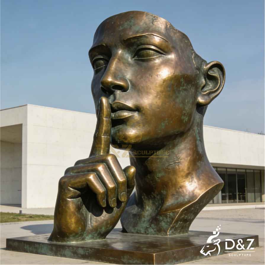 silence is golden statue 1