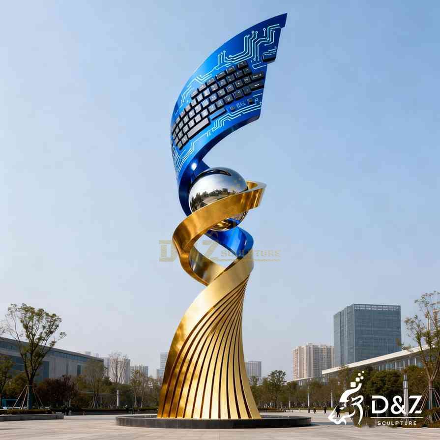 Modern Metal Technology Sculpture 1