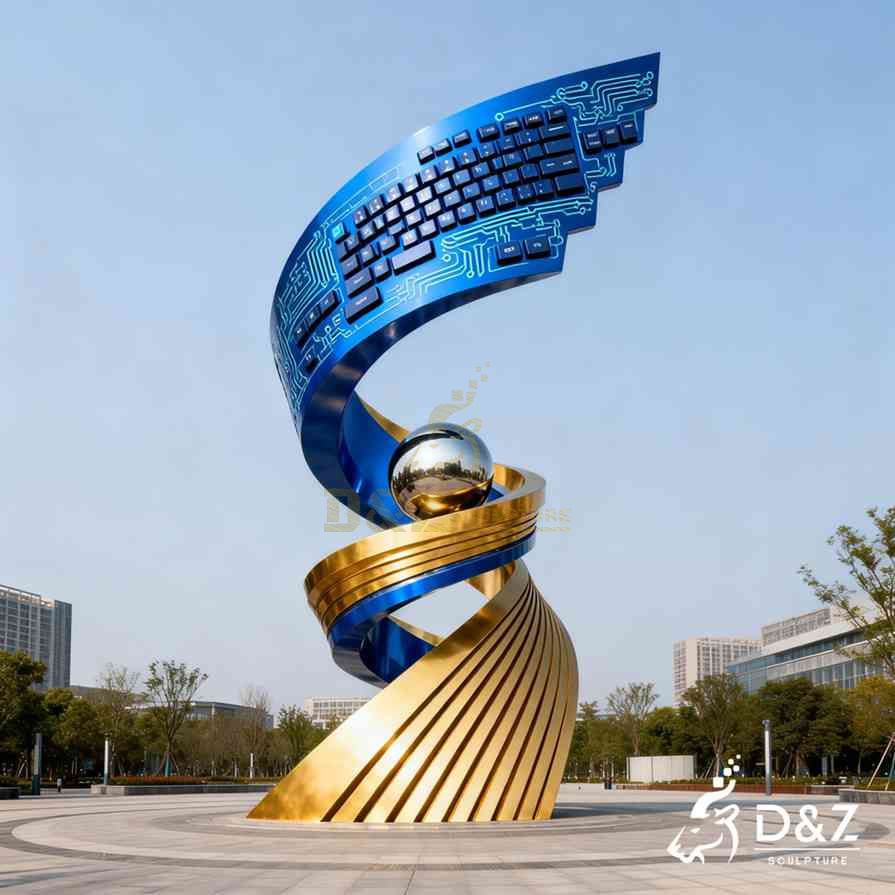 Modern Metal Technology Sculpture 2