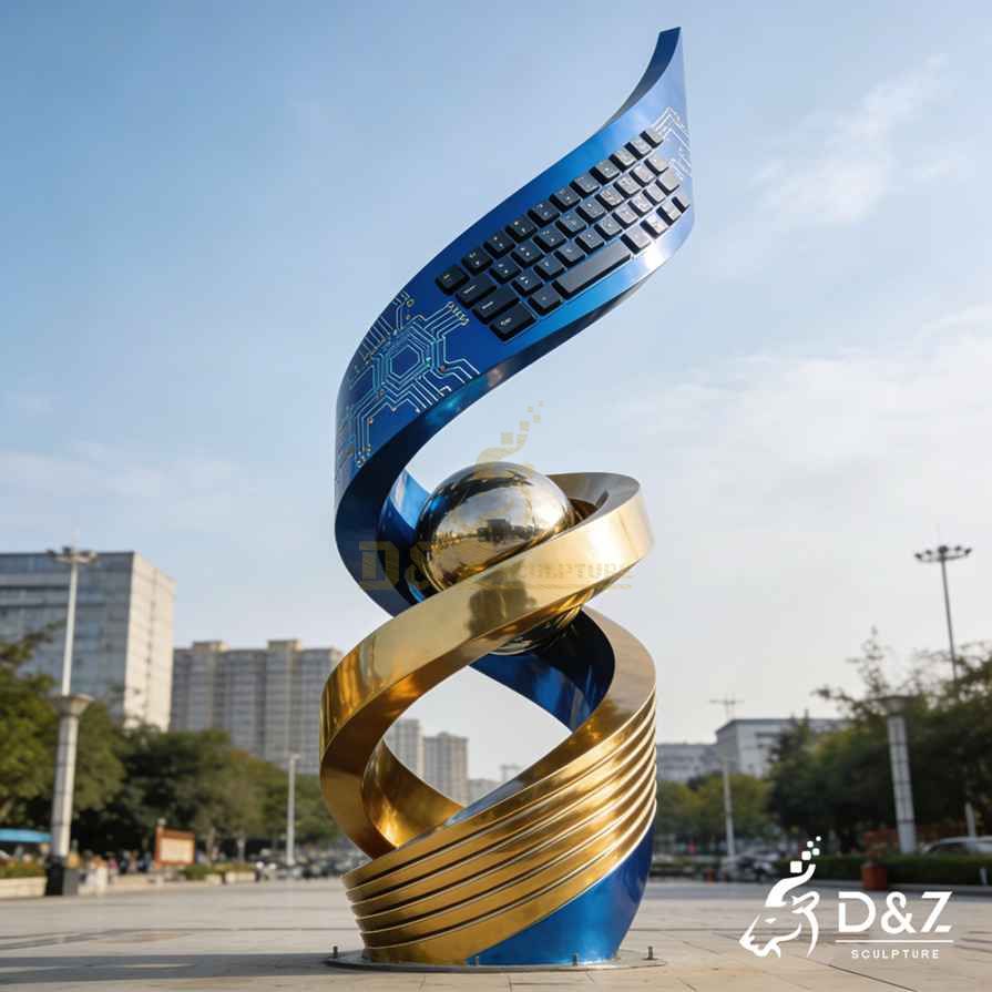 Modern Metal Technology Sculpture 4