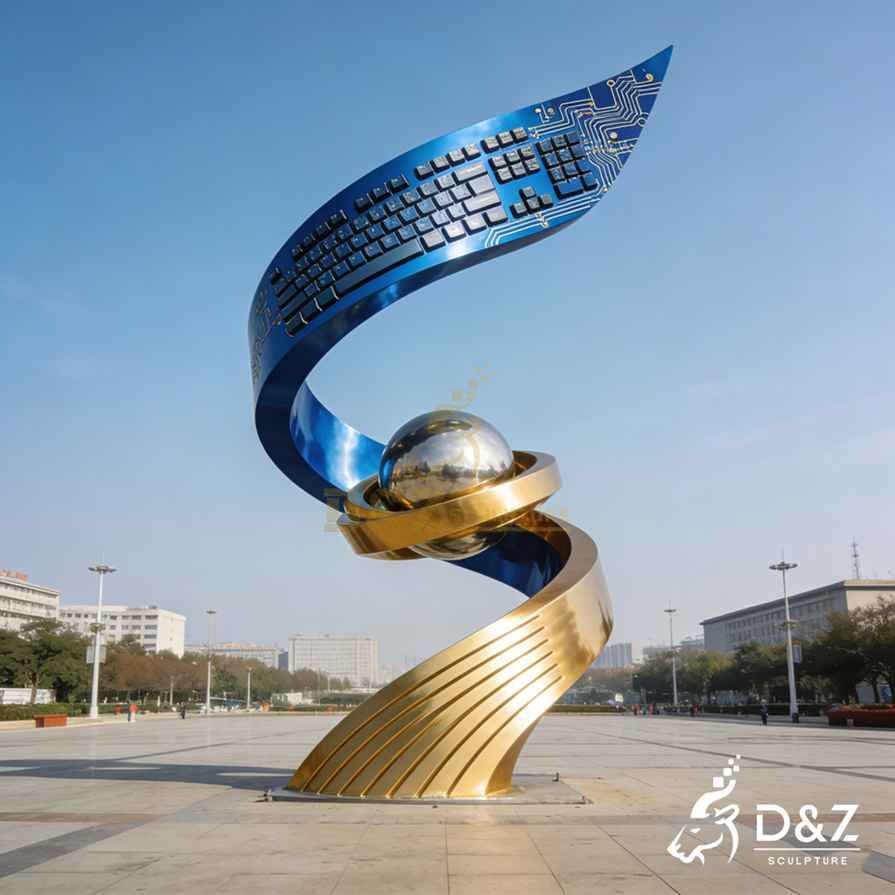 Modern Metal Technology Sculpture 5