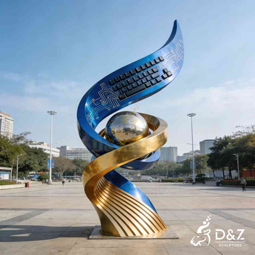 Modern Metal Technology Sculpture 6