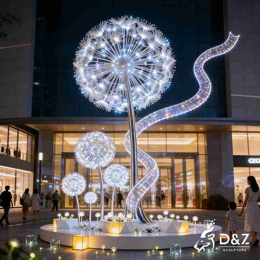 20-1 Outdoor Large Metal Sculptures for Public Landmarks