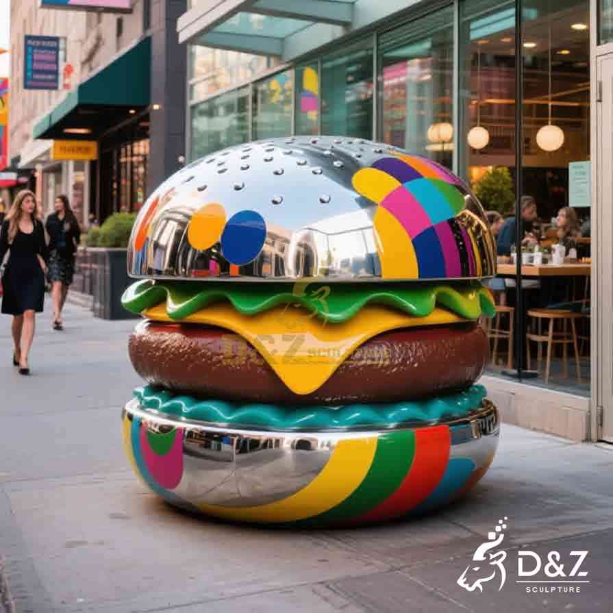 20-11 Outdoor Large Metal Sculptures for Public Landmarks