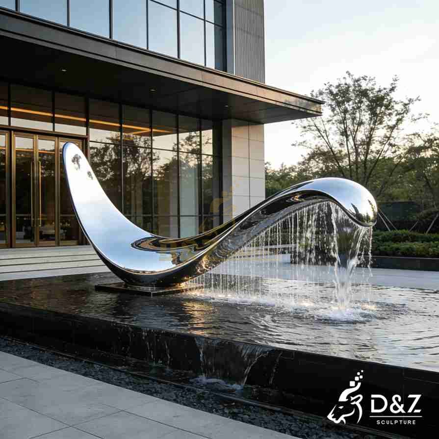 Metal Wave Fountain 4 Metal Wave Fountain 4