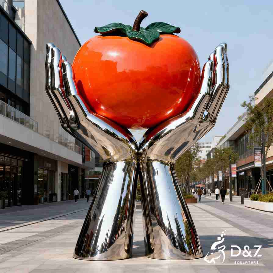 Metal Hand Art Sculpture 2