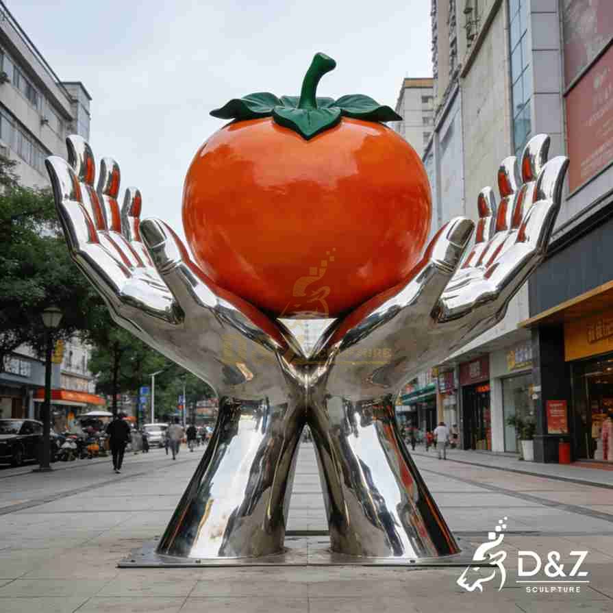 Metal Hand Art Sculpture 4